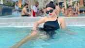 S*xy Pool Moment: Avneet Kaur takes a sensuous splash in black swimwear, pic goes viral