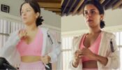 S*xy Workout Video: Avneet Kaur sweats it out in gym in pink bralette and shorts, grooves to Ranbir Kapoor’s ‘Shamshera’ song