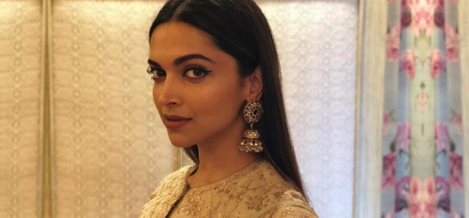 Take Notes On How To Style Ethnic Jhumkas With Your Fit From Fashion Inspo Deepika Padukone - 1