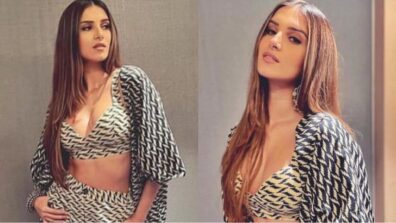 Tara Sutaria slays ultimate ‘zebra’ look, pulls off co-ord set combination like a pro