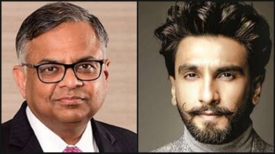 “Tension leneka nahin, gyan deneka nahin”, says Tata Sons’ Chairman N Chandrasekaran to Ranveer Singh at IAA Leadership Awards