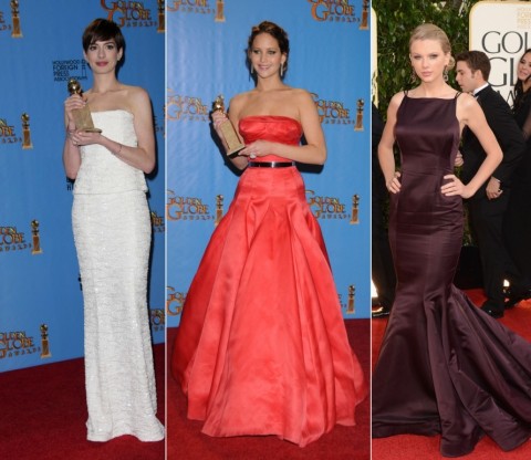 These Backless Gowns On The Red Carpet Are A Work Of Art: Taylor Swift, Anne Hathaway, And More - 1