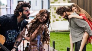 “This is us”, says Tara Sutaria as she shares candid moment with Arjun Kapoor from Ek Villain Returns sets