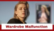 Throwback: Amber Heard Covers Her B**bs With Her Hands Due To Wardrobe Malfunction: See Here