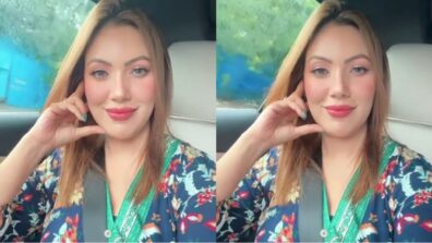 TMKOC diva Munmun Dutta is getting romantic vibes in Mumbai rain, see video