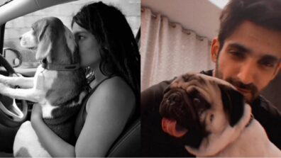 TV Celebs Nidhi Bhanushali and Arjit Taneja share pawdorable moments with their dogs, see pics