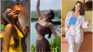 TV Divas On Fire: Surbhi Jyoti, Mouni Roy and Hina Khan are busy stabbing hearts with effortless oomph, see pics