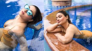 Urvashi Dholakia sparks like ‘Water Baby’ in chic swimsuit, see pictures