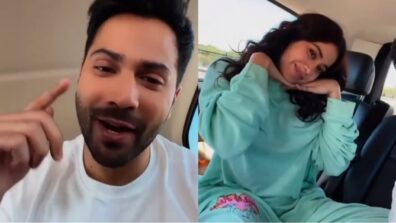 Varun Dhawan and Janhvi Kapoor are the new ‘Tom and Jerry’ in B-Town, see hilarious video inside car