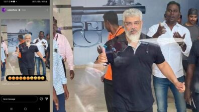 Vignesh Shivan drops candid pic of Ajith Kumar From AK61 sets, fans in awe