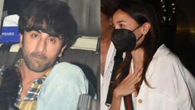 Watch: Alia Bhatt flaunts baby bump after returning to Mumbai, Ranbir Kapoor surprises her