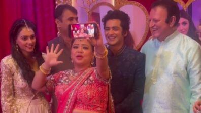 Watch: Bharti Singh captures Radhakrishn fame Sumedh Mudgalkar and Mallika Singh’s ‘Love Storiya’ moment, video goes viral