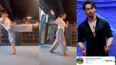 Watch: Disha Patani Rocks The Back Kick Flip, Tiger Shroff Impressed