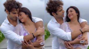 Watch: Divyanka Tripathi and Vivek Dahiya perform romantic dance on ‘Tera Fitoor’, fans get couple goals