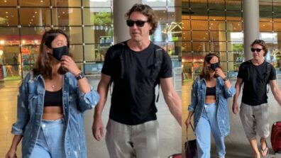 Watch: Ileana D’Cruz and Katrina Kaif’s brother Sebastien Laurent Michel spotted getting candid at airport, are they dating?