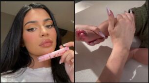 Kylie Jenner gives rare glimpse of baby boy in advertisement, fans melt in awe