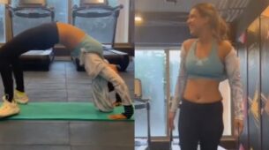 Watch: Nia Sharma flaunts unbelievable flexibility at gym, makes internet go crazy