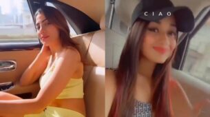 Watch: Nikki Tamboli and Jannat Zubair Rahmani spotted jamming inside car, what’s happening?