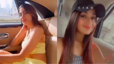 Watch: Nikki Tamboli and Jannat Zubair Rahmani spotted jamming inside car, what’s happening?