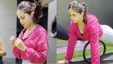 Watch: Palak Sindhwani enjoys working out to sum up her week, see video