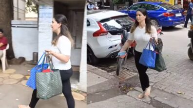 Watch: Sachin Tendulkar’s daughter Sara Tendulkar gets spotted in public, netizens crush seeing her smile