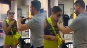Watch: Sara Ali Khan gets new haircut at Amsterdam, inside salon video goes viral
