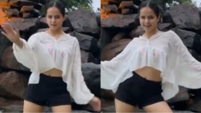 Watch: TMKOC babe Palak Sindhwani moves sensuous body during rain, see viral video