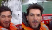 Watch video: Arjun Bijlani Enjoys Boat Ride With Family In Switzerland