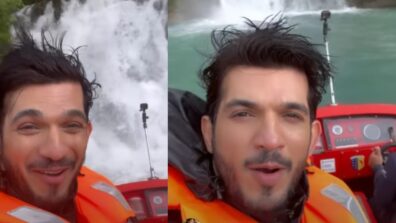 Watch video: Arjun Bijlani Enjoys Boat Ride With Family In Switzerland