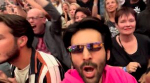 Watch video: Kartik Aryan Caught Grooving To ‘The Rolling Stones’ in Europe