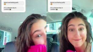 Watch video: Sara Ali Khan takes cosy ride in London, gets ice-bath inside car