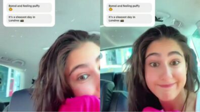 Watch video: Sara Ali Khan takes cosy ride in London, gets ice-bath inside car