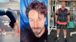 Watch video: Tiger Shroff flies in flips like pro-Martial artist, Hrithik Roshan says ‘my dad is fitter’