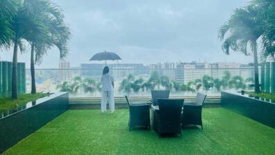 Chill Vibes: Keerthy Suresh Enjoys Rains in Hyderabad Looks serene in white pyjama suit, see pics