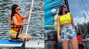 “Wind in my sail”, says Jennifer Winget as she sets off her ride on Phuket waters, see pics