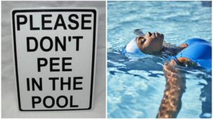 Woman Pees In Pool Thinking No One’s Watching Her Is So Funny; WATCH NOW