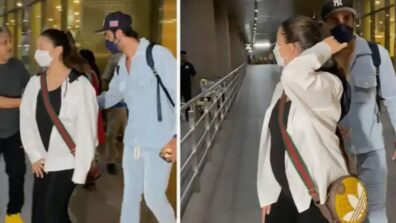 Watch: Alia Bhatt flaunts baby bump while returning from Italian babymoon with husband Ranbir Kapoor, see video