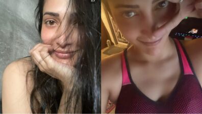 Shruti Haasan shares make-up free look in bralette, says “no pain no gain…”