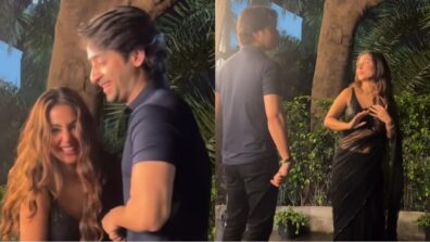 Shaheer Sheikh and Hina Khan poke fun on sets, video goes viral