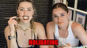 Amber Heard gets spotted holidaying in Israel with journalist friend Eve Barlow who was barred from Johnny Depp trial, check photo