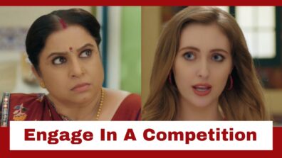 Anandibaa aur Emily: Anandibaa and Emily engage in a competition
