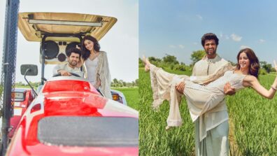 Ananya Panday And Vijay Deverakonda Balle-Balleying In Chandigarh During The Promotions Of Liger