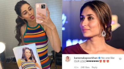 Ananya Panday decks up in multicoloured striped adorn like Karisma Kapoor, Kareena comments ‘No one like Lolo’