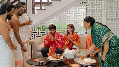 Ananya Panday Seeks Blessings From Vijay Deverakonda’s Mother And Performs Puja For Their Film Liger