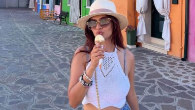 Anushka Sen is busy exploring streets of Venice, enjoys yummy icecream