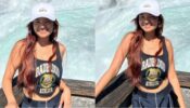 Anushka Sen is chasing waterfalls in Switzerland, gives you glimpse of aesthetic rainbow