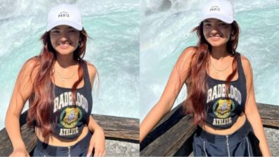 Anushka Sen is chasing waterfalls in Switzerland, gives you glimpse of aesthetic rainbow