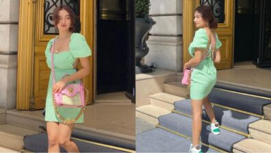 Anushka Sen is enjoying special tour of Paris, speaks French in gorgeous green outfit