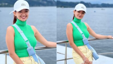 Anushka Sen satiates quench for wanderlust, explores Switzerland in green sleeveless top and shorts