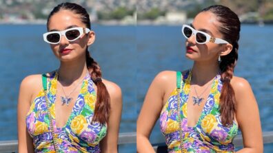 Anushka Sen visits famous ‘Lake Of Como’, looks droolworthy in white ripped shorts and colourful deep-neck bralette